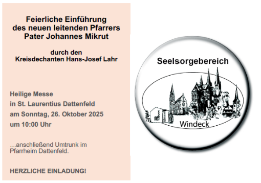 Einführung Pater Johannes und Pater Georg