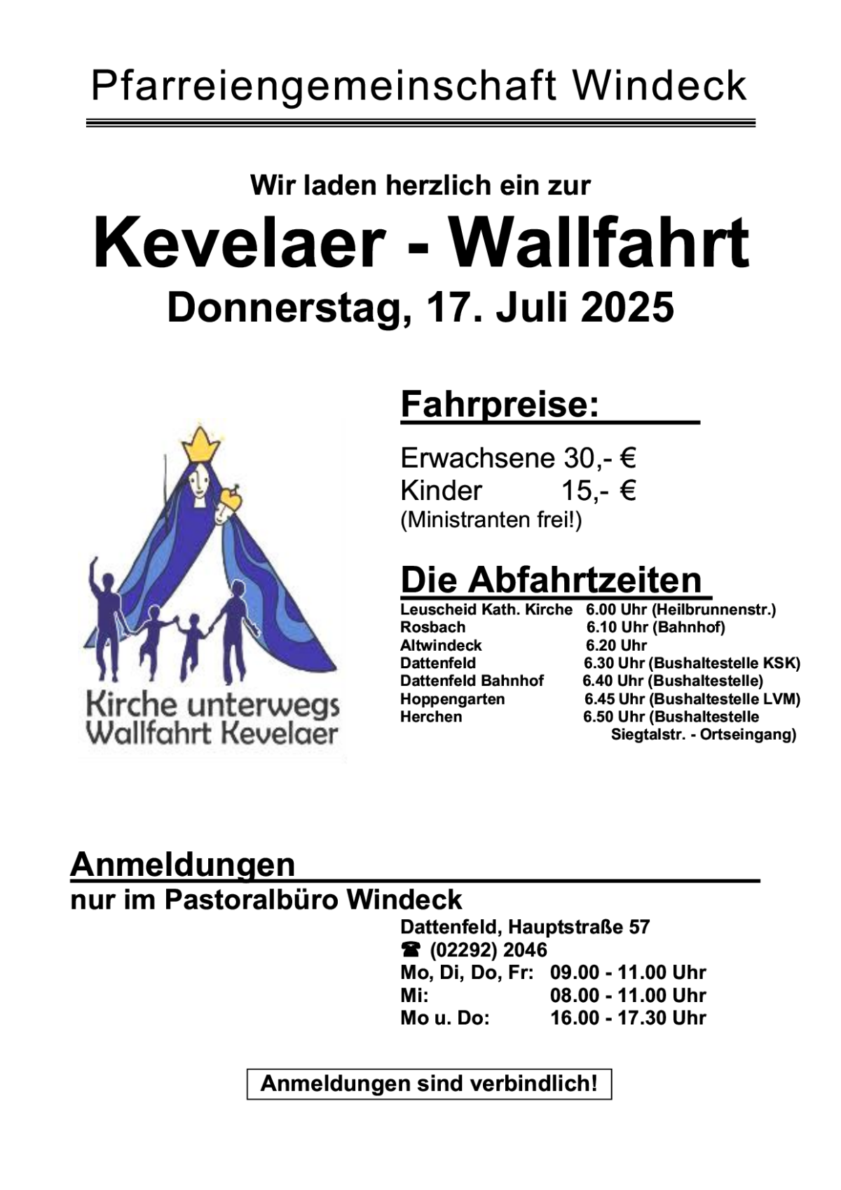 Kevelaer-Plakat 2025
