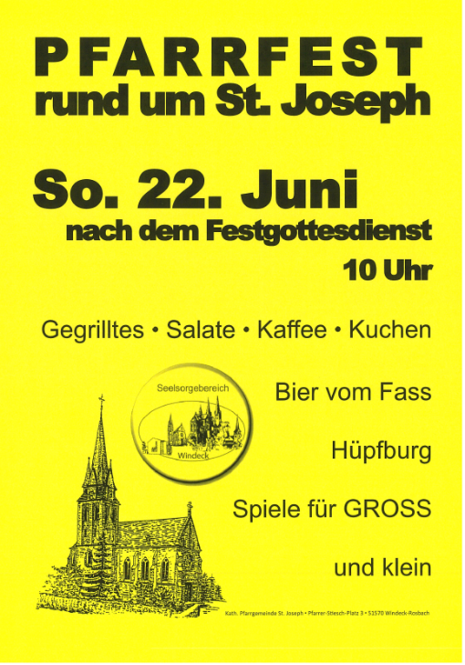 Pfarrfest St. Joseph