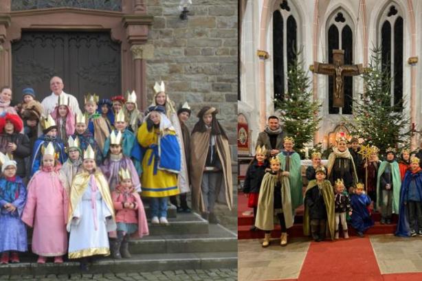 Sternsinger Rückkehr Dattenfeld und Rosbach