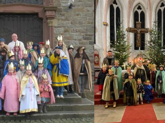 Sternsinger Rückkehr Dattenfeld und Rosbach