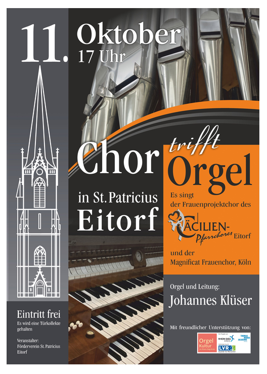 Chor trifft Orgel (c) Förderverein St. Patricius Eitorf Chor trifft Orgel