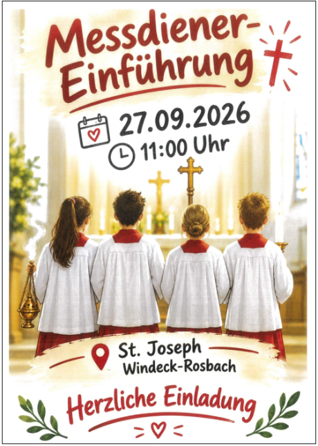 Einführung Messdiener St. Joseph