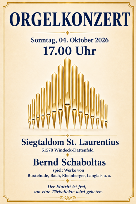 Orgelkonzert (c) Iris Hundhausen Orgelkonzert