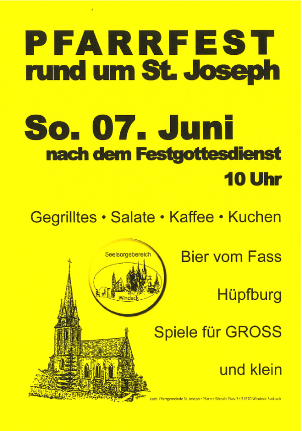 Pfarrfest St. Joseph