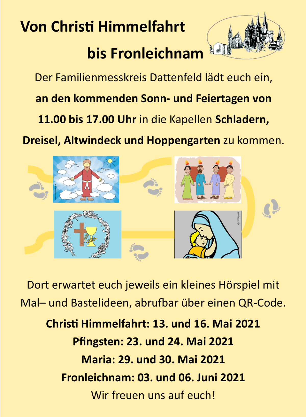 Christi Himmelfahrt bis Fronleichnam