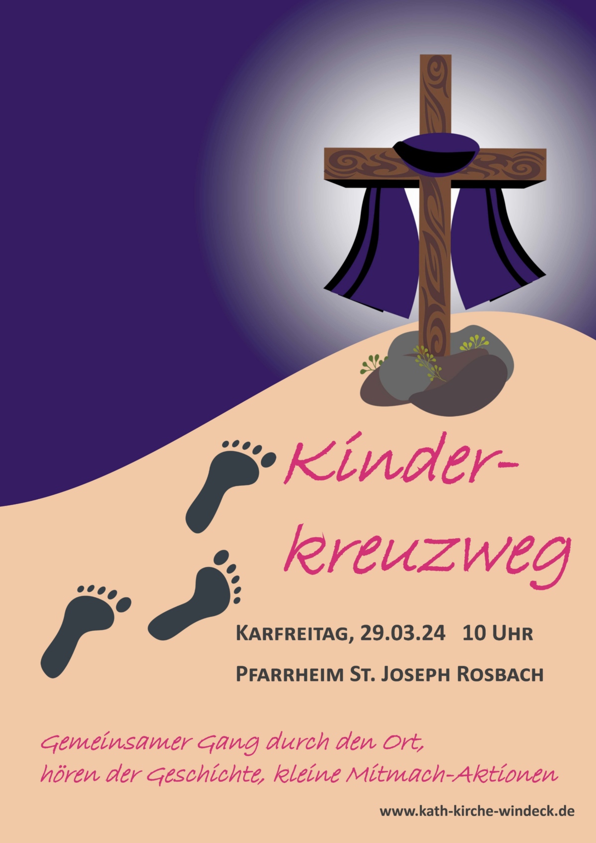 Plakat Kinderkreuzweg 2024