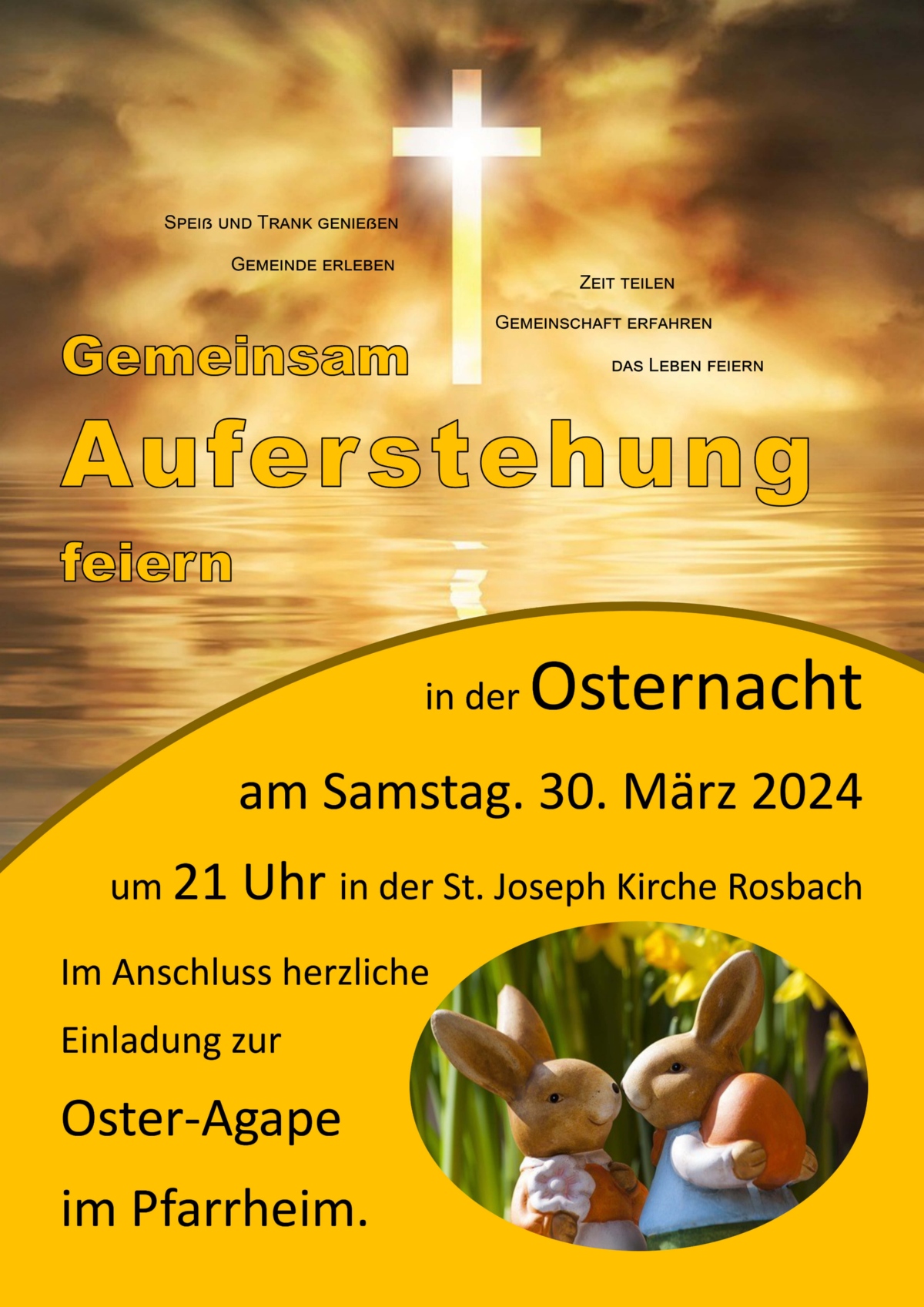 Plakat Osternacht 2024