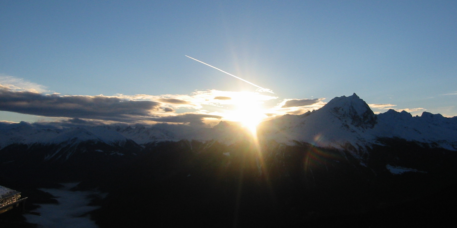 Sonnenaufgang auf der Alp da Stierva, Schweiz